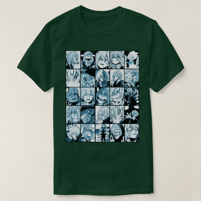 T-shirt Shigaraki Collage couleur version (Design devant)