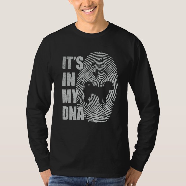 T-shirt Shih Poo DNA Dog Mom Dad Dog (Devant)