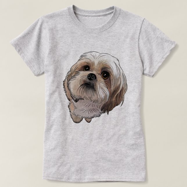 T-shirt Shih Tzu (Design devant)