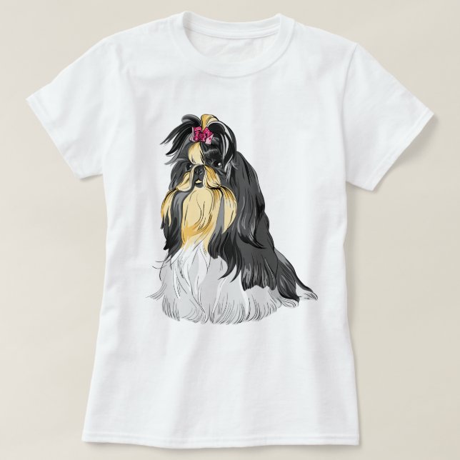 T-shirt Shih Tzu (Design devant)