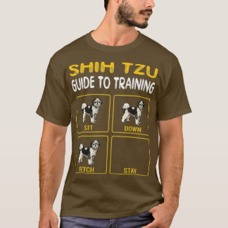 T-shirt Shih Tzu Guide Pour L'Entraînement De L'Obéissance