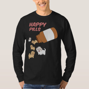 T-shirt Shih Tzu Happy Pills Shih Tzu Chien