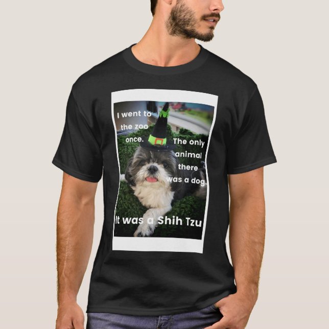 T-shirt Shih Tzu Joke Bella Le Chien Rebecca Bex Mader (Devant)