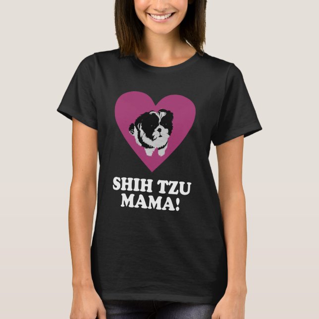 T-shirt Shih Tzu Mama (Devant)