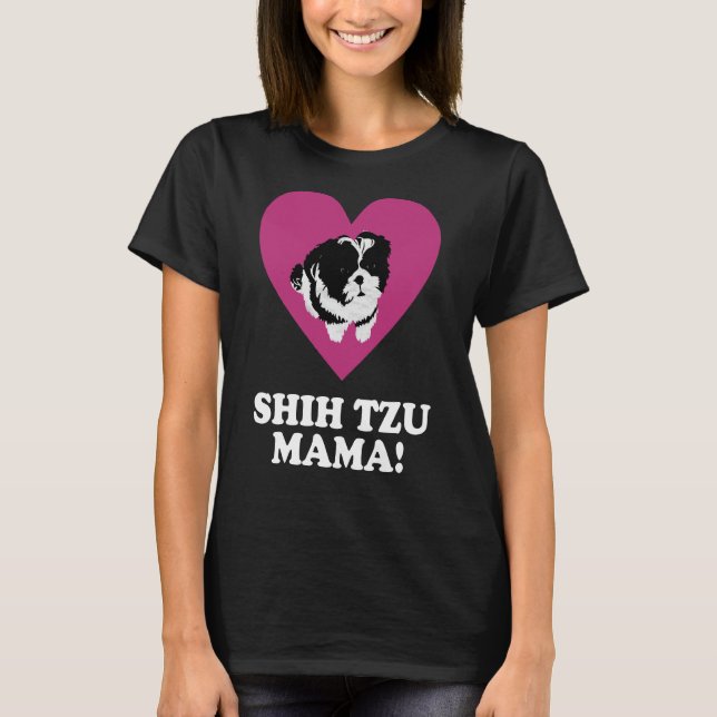 T-shirt Shih Tzu Mama (Devant)