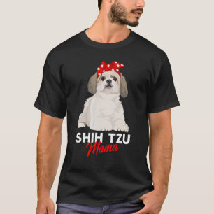 T-shirt Shih Tzu Mama mignonne Shih Tzu Chien Maman Drôle