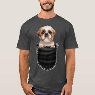 T-shirt Shih Tzu Race Amoureux de les chiens Best Dog Pock