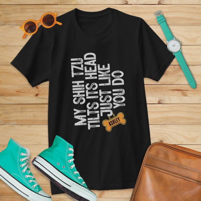 T-shirt Shih tzu Tlit Thead comme vous le faites (Créateur téléchargé)