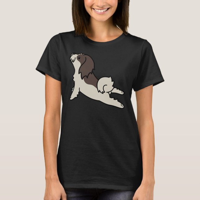 T-shirt Shih Tzu Yoga (Devant)
