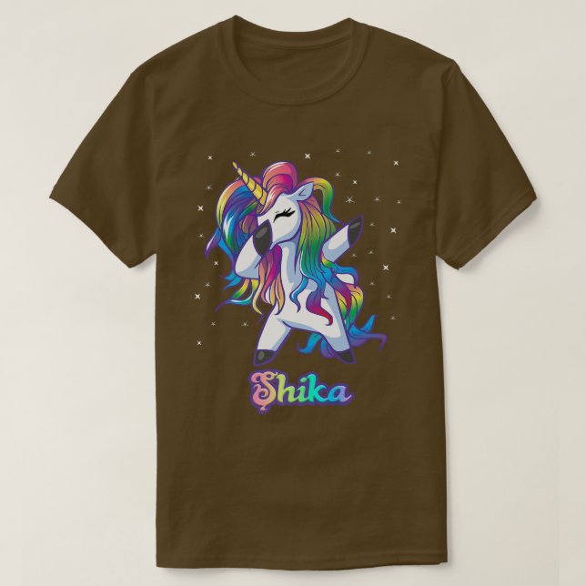 T-shirt SHIKA Unicorn Cadeaux Pour Filles Cadeaux Annivers (Design devant)