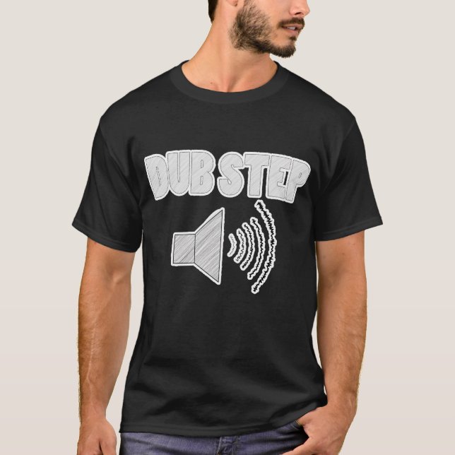 T-shirt Shimmy de Dubstep (noir) (Devant)