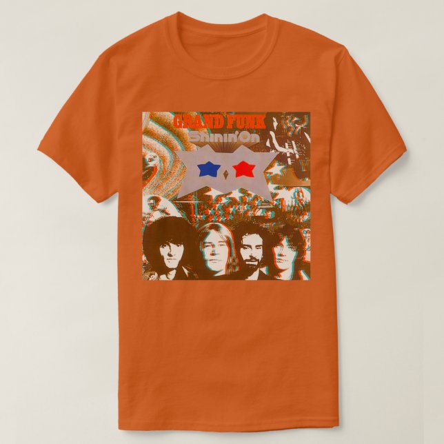 T-shirt Shinin x27On Grand Funk Railroad (Design devant)