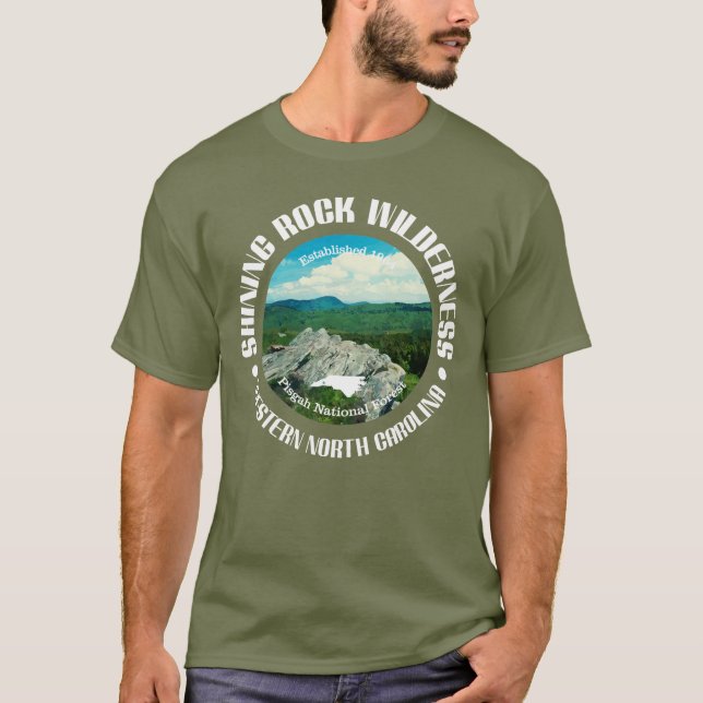 T-shirt Shining Rock Wilderness (Devant)