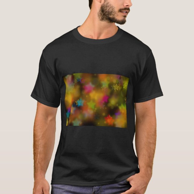 T-shirt Shining Stars – Cosmic Night Sky Tee (Devant)
