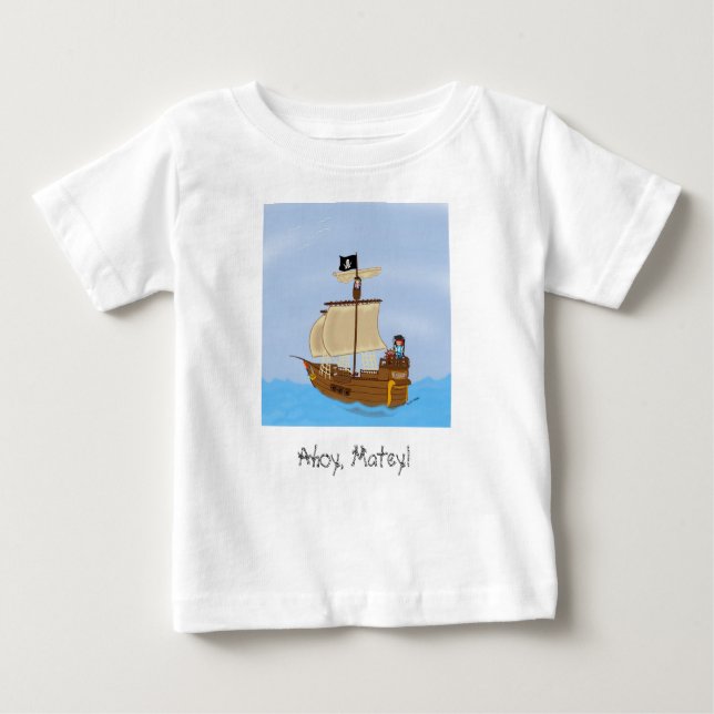 T-shirt Ship WIth Pirates (Devant)