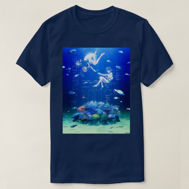 T-shirt Shiroi Suna no Aquatope (Design devant)