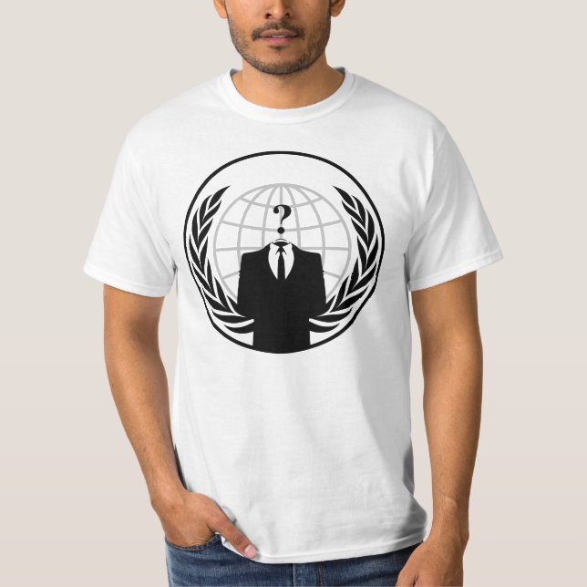T-shirt Shirt anonymous (Devant)