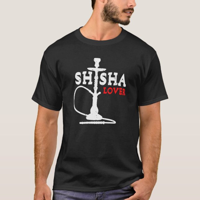 T-shirt Shisha Hookah fumée à la vapeur (Devant)