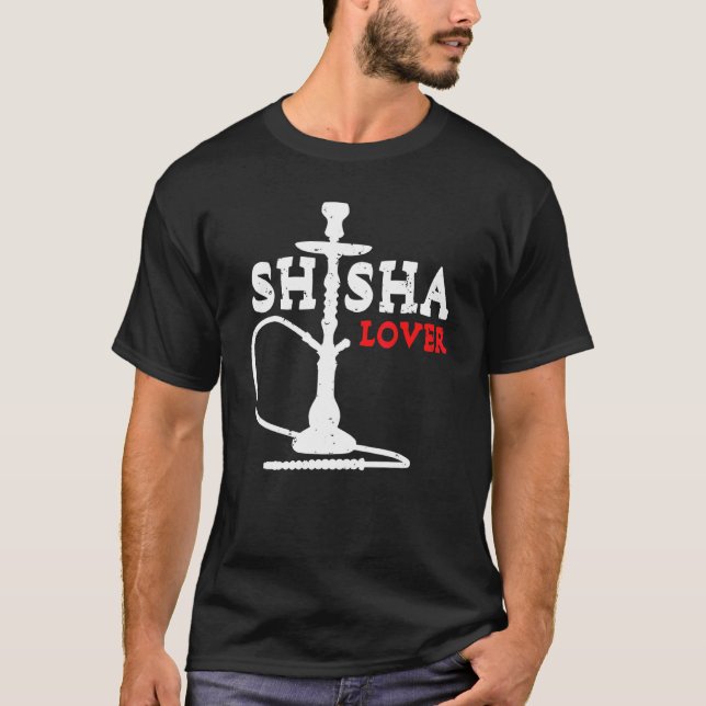 T-shirt Shisha Hookah fumée à la vapeur (Devant)