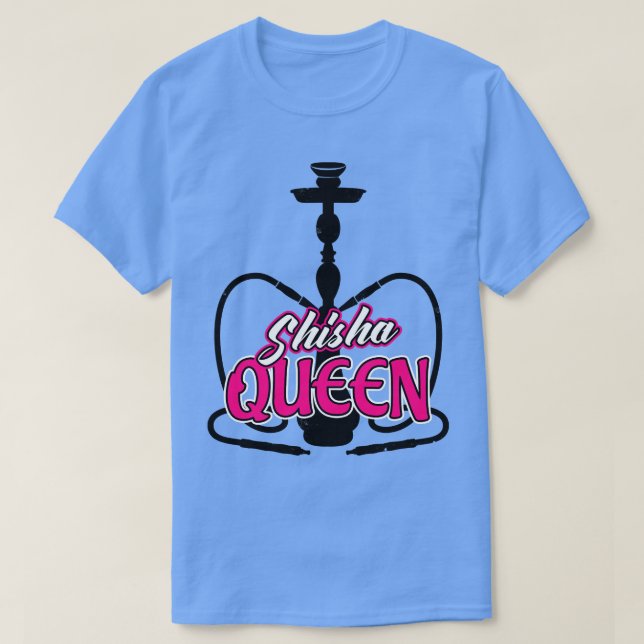 T-shirt Shisha Hookah Pipe d'eau Dames (Design devant)