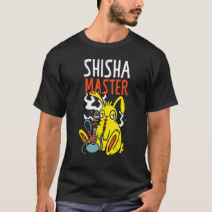 T-shirt Shisha Master Shisha Hookah Fumer