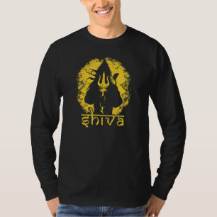T-shirt Shiva Trident Divin Hommes Dieux Hindous Lord Shiv