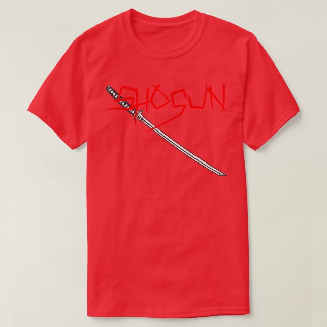 T-shirt Sho Japonais Samurai épée (2) (Design devant)