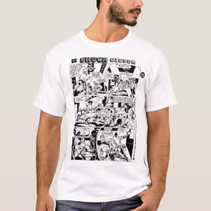 T-Shirt 'SHOCK Gibson' Action Comic Panel