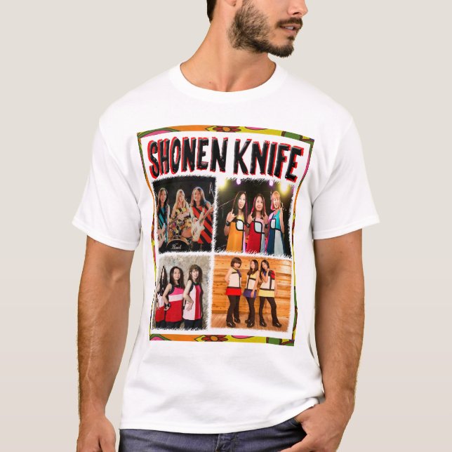 T-shirt Shonen couteau happy hour music (Devant)