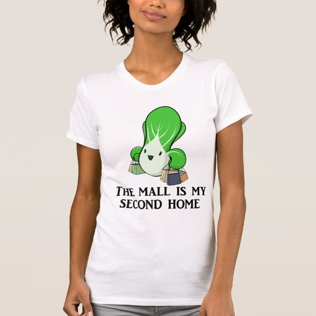 T-shirt Shopaholic Bok Choy (adulte) (Devant)