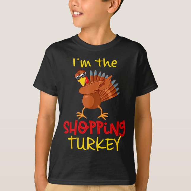 T-shirt Shopng Turkey Matching Family Group Thanksgiving P (Devant)