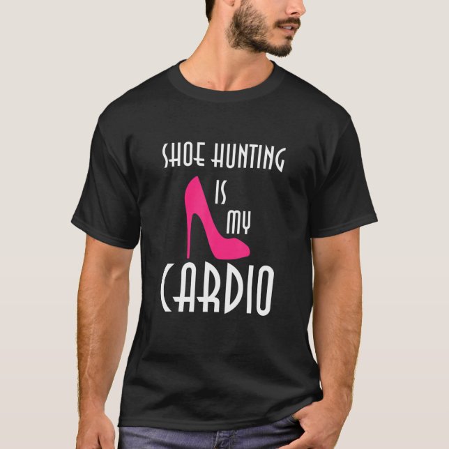 T-shirt Shopping Chaussure Chasse Cardio (Devant)