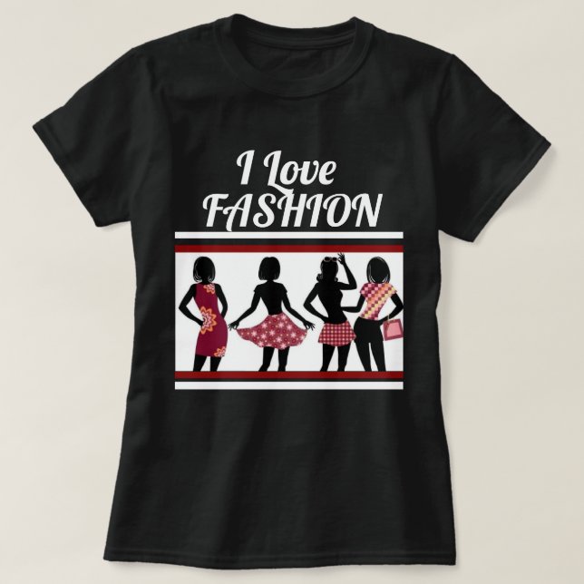 T-shirt SHOPPPING QUEEN COLLECTION Dames (Design devant)