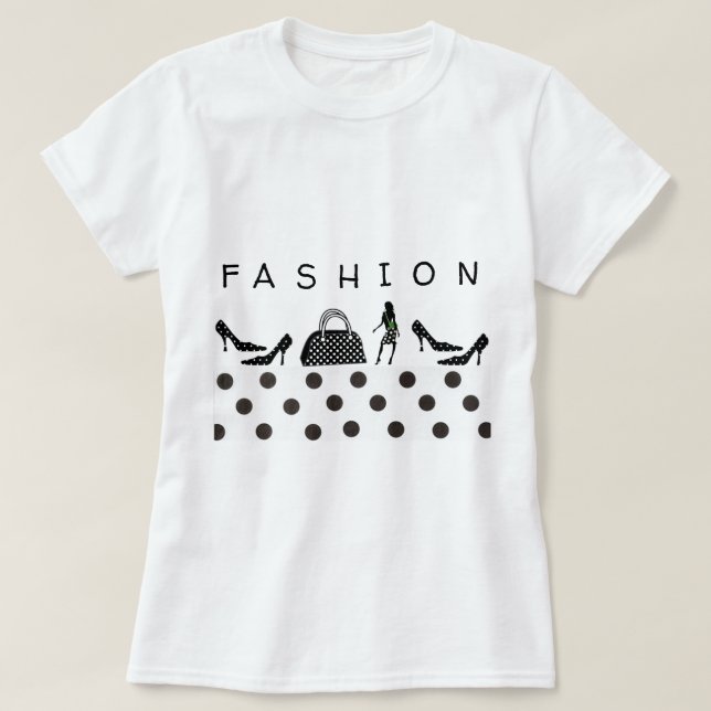 T-shirt SHOPPPING QUEEN COLLECTION Dames (Design devant)