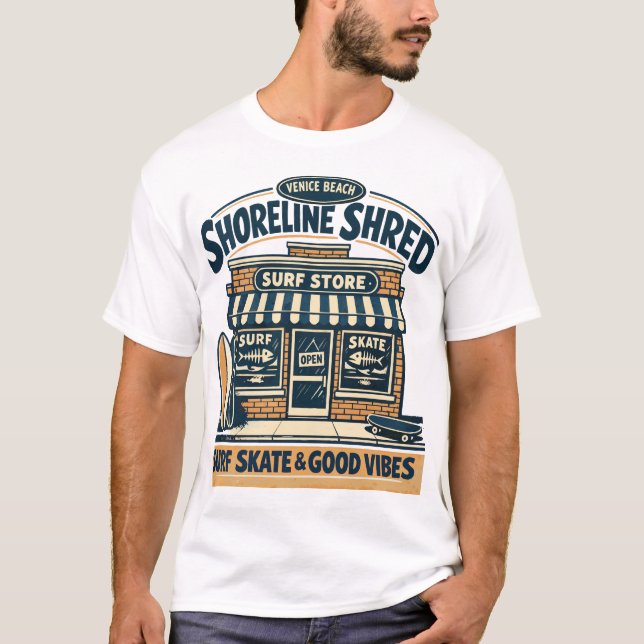 T-Shirt Shoreline Shred (Devant)
