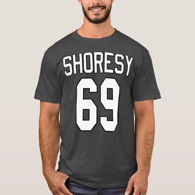 T-shirt Shoresy 69 Hockey Drôle Mème Canadien Parodie (Devant)