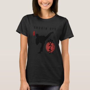 T-shirt Shorin Ryu Karate Instructeur japonais Kanji Calli