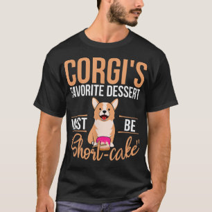 T-shirt ShortCake Dessert Corgi Chien Conception Pour Prop