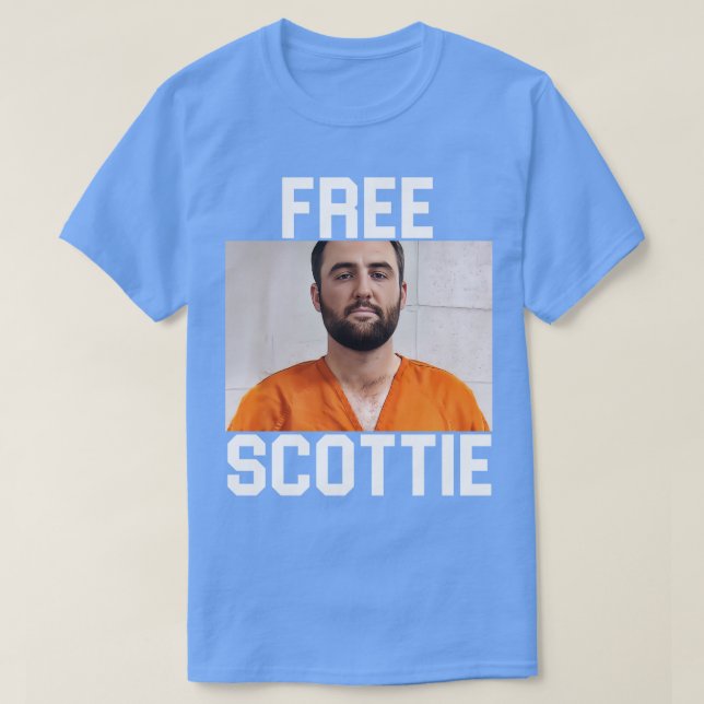 T-shirt SHOT DE MUG SCHEFFLER DE Scottie SCOTTIE LIBRE (Design devant)
