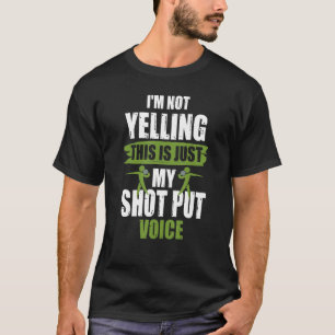 T-shirt Shot Pu Shot Placer Voice Joie Shot Putter