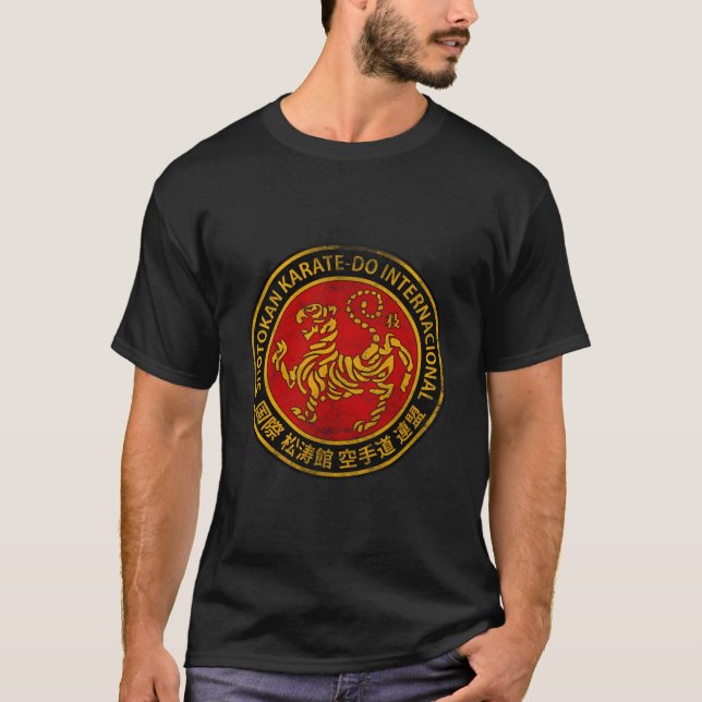 T-shirt Shotokan Karate Do Kanji Japon Mial Mixed martial  (Devant)