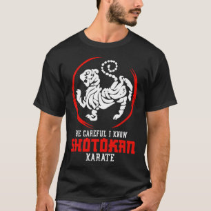 T-shirt Shotokan Symbole entraînement Soyez prudent instru