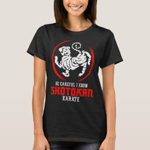 T-shirt Shotokan Symbole entraînement Soyez prudent instru