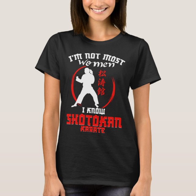 T-shirt Shotokan Tiger Femme Lady Praticioner Shotok (Devant)