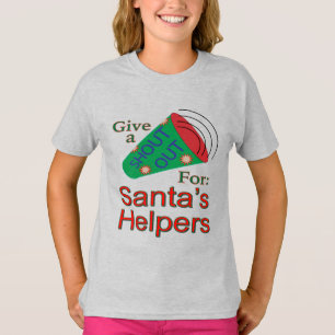 T-shirt Shout Out pour Père Noël Helpers