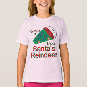 T-shirt Shout Out pour Père Noël Reindeer