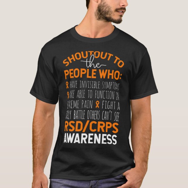 T-shirt Shoutout Au Peuple Rsdcrps Warrior Team Orange (Devant)