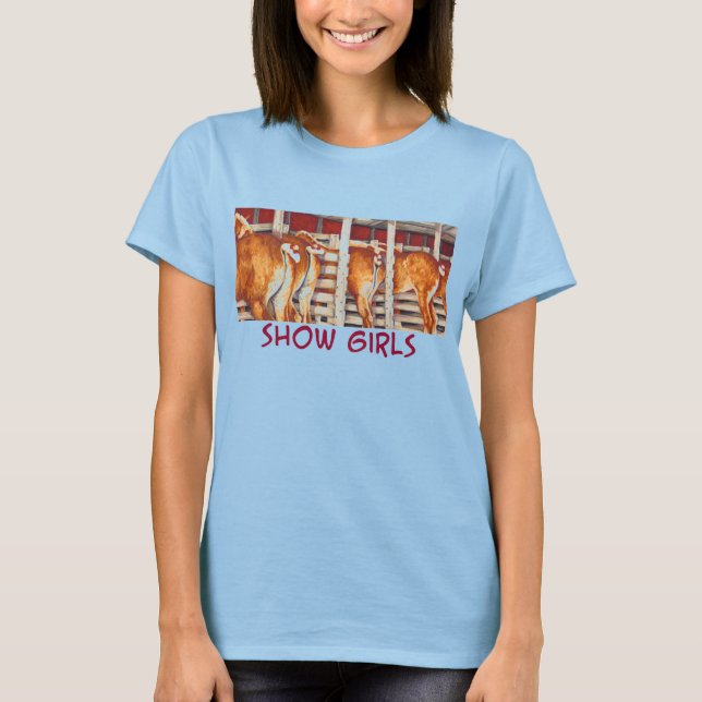 T-shirt Show Girls - Chevaux belges (Devant)