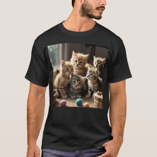 T-shirt show me your kittens girl