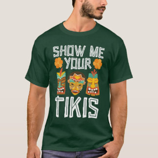 T-shirt Show Me Yourikis Hawaiian Luau Partyiki Bar vintag